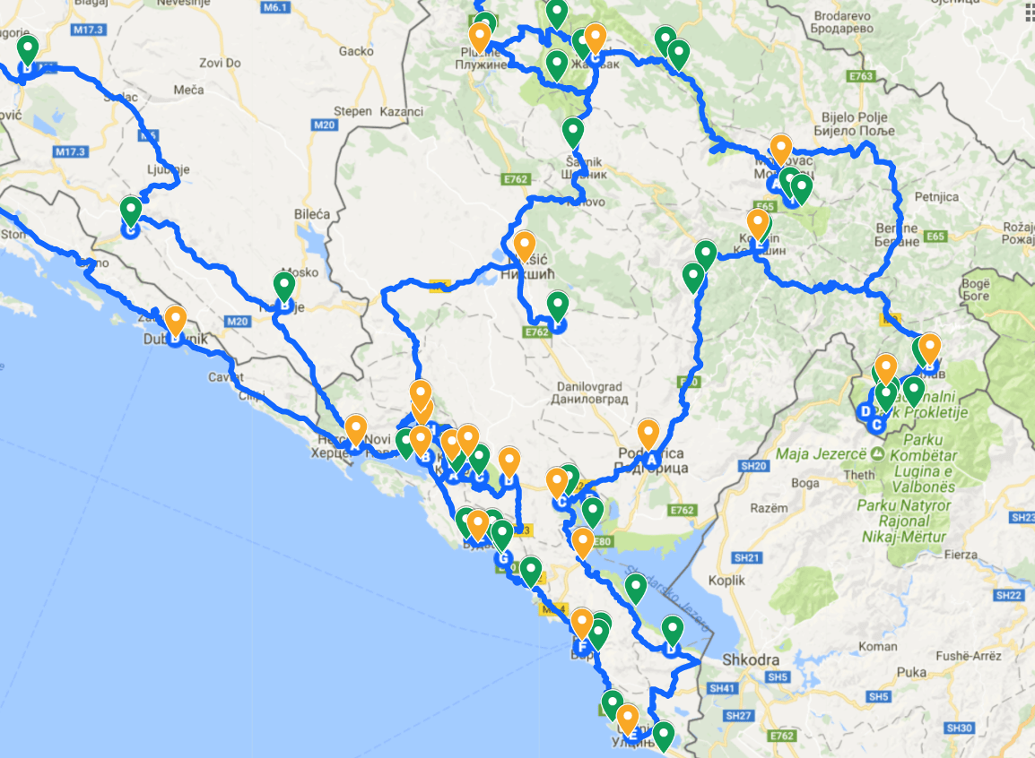 Montenegro Roadtrip Planung Route, Infos, Packliste & Bucketlist Rucksack ‧ Pfoten ‧ Kamera