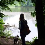 Thalersee Rundweg mit Hund