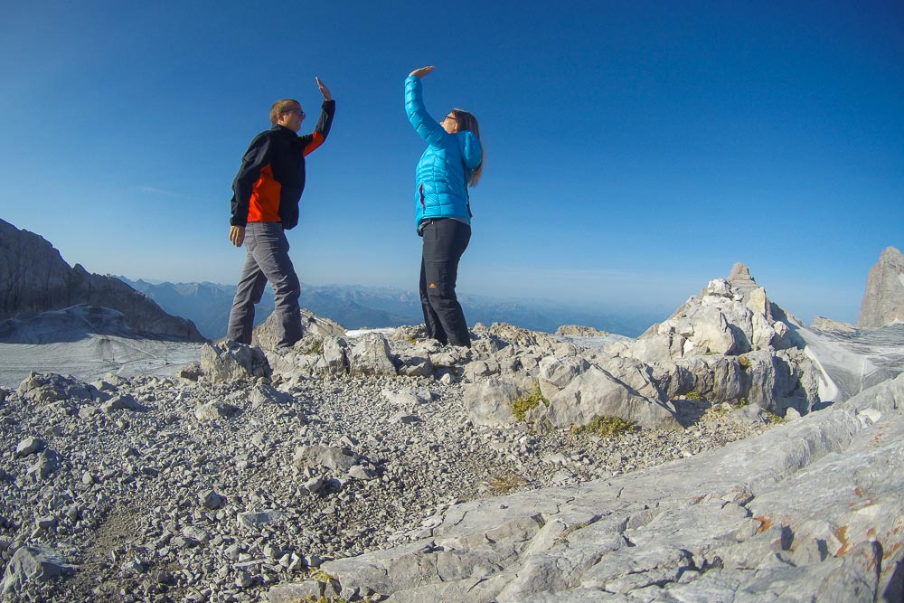 Tag am Dachstein Gletscher