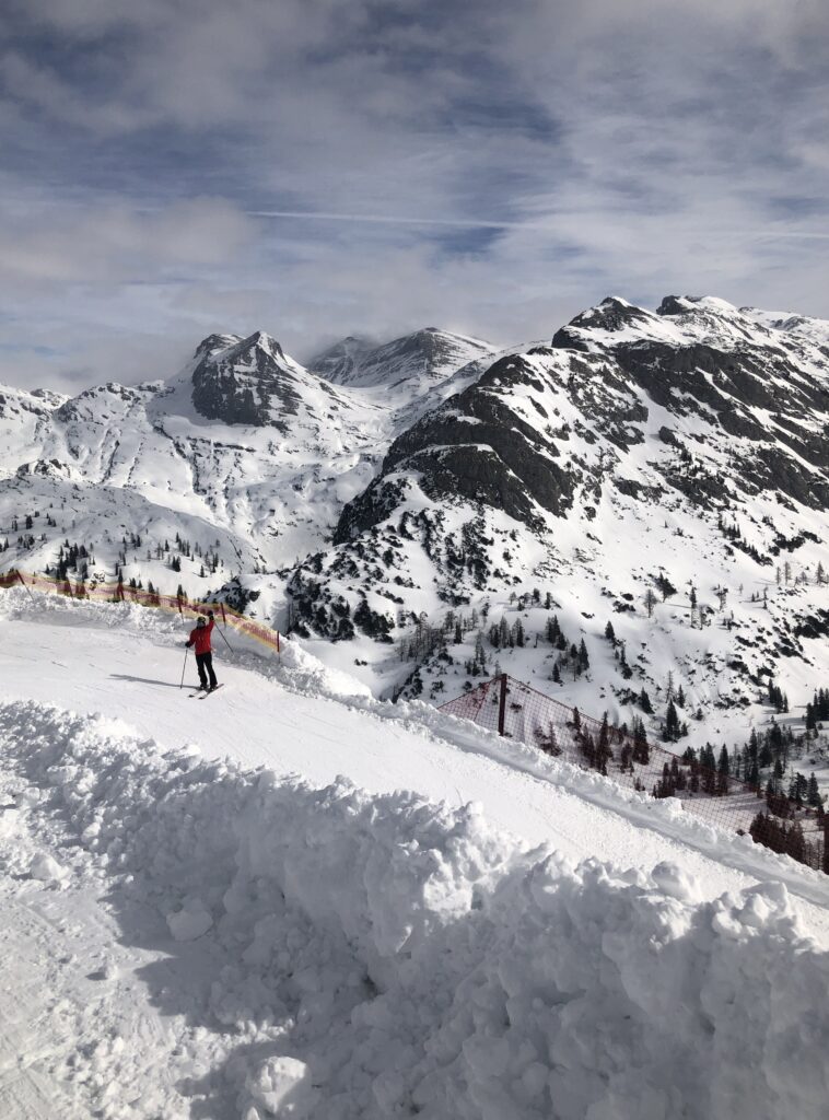 Schifahrer auf der Tauplitz