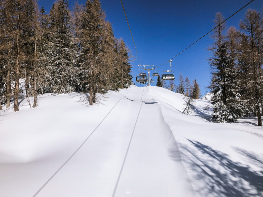 Sessellift auf der Tauplitz