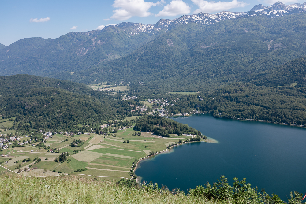 Blick über den Bohinj Lake