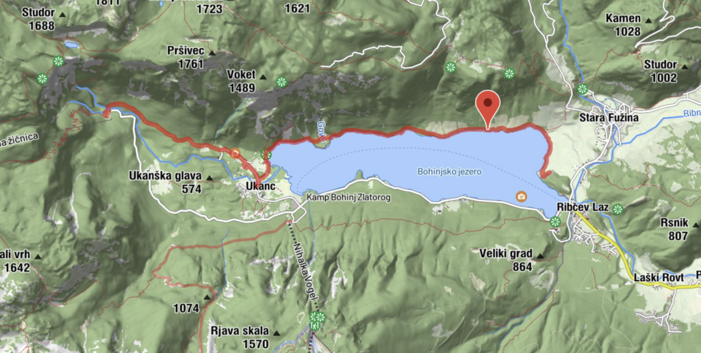 Wandern am Bohinjer See