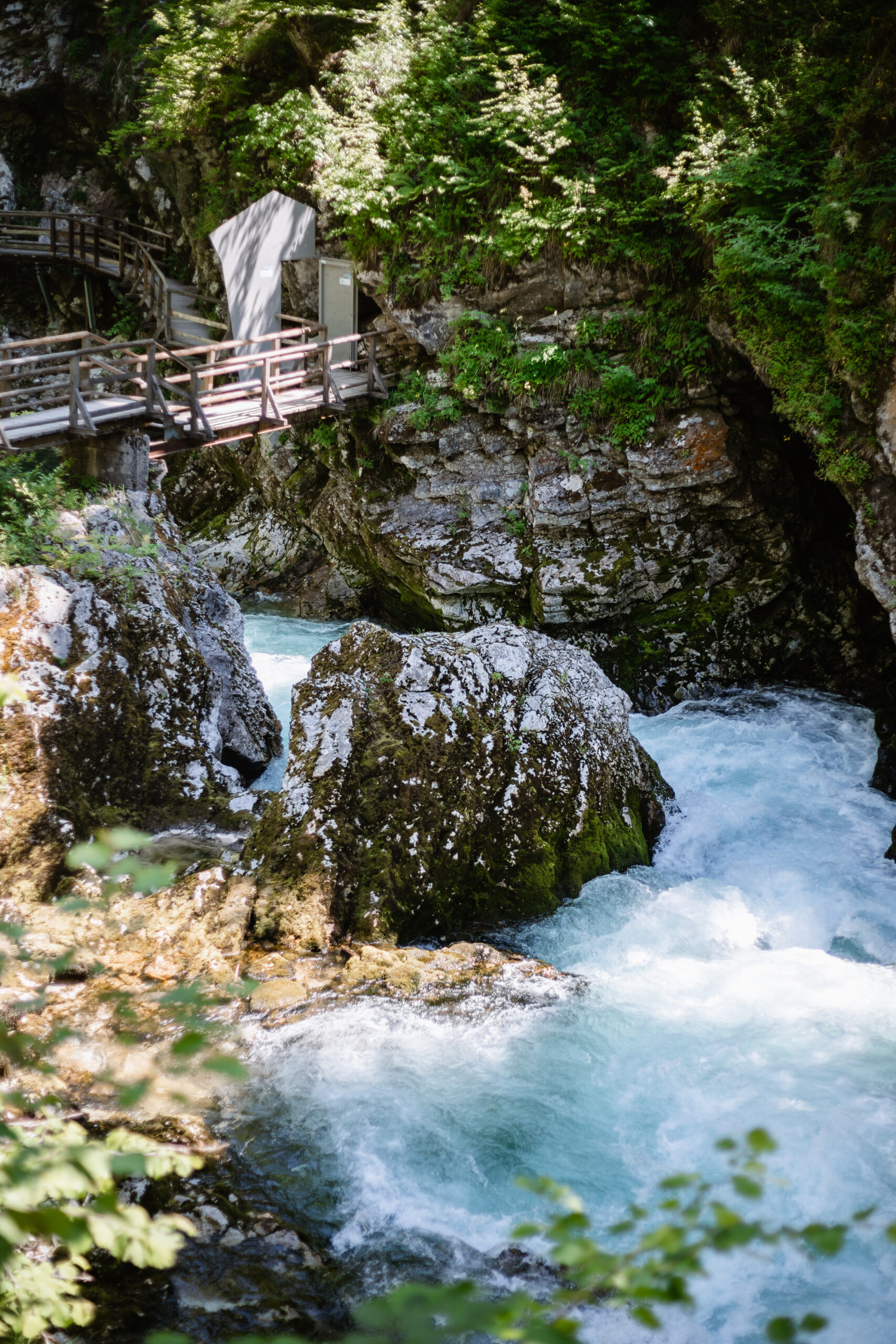 durch die Vintgar Schlucht