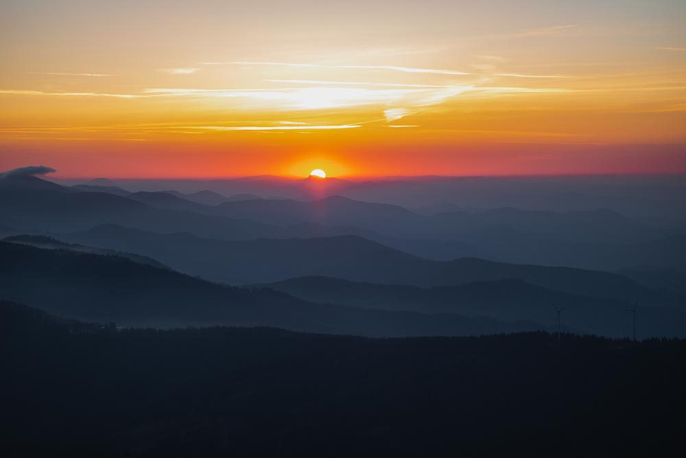 Sonnenaufgang am Rappoldkogel