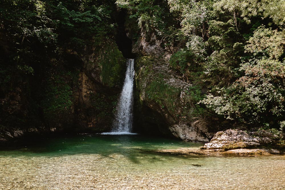 Der Grmečica Wasserfall