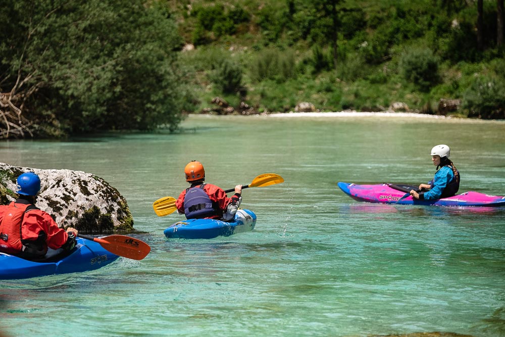 Kajaken Soča