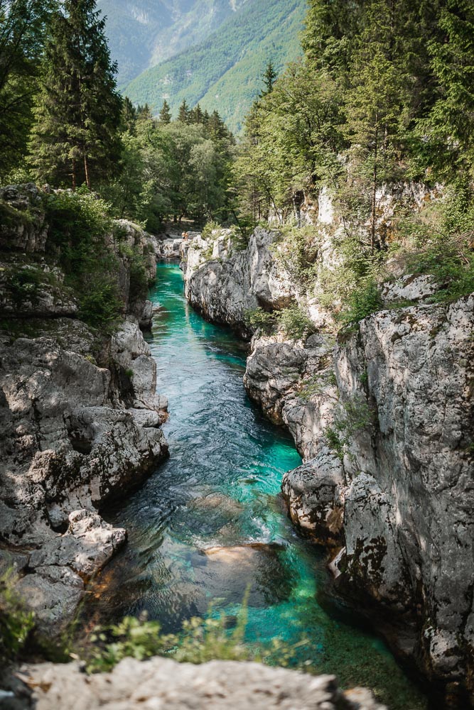 Die Soča in Slowenien