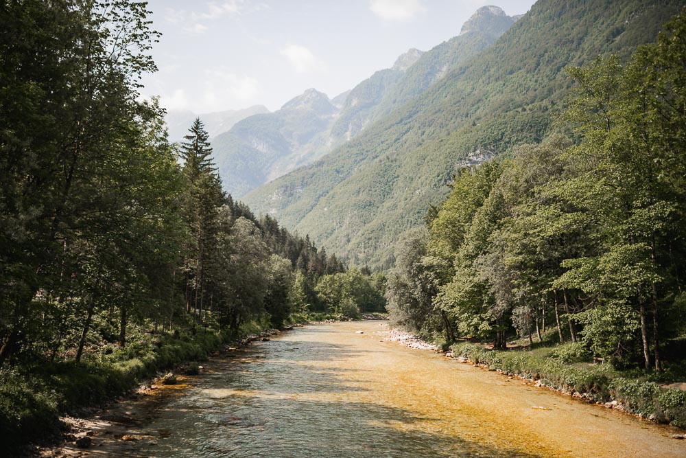 Soča Fluss