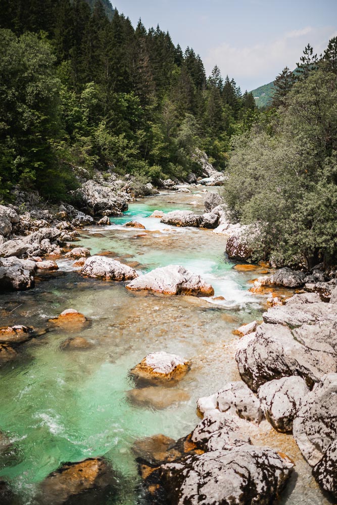 Soča Fluss