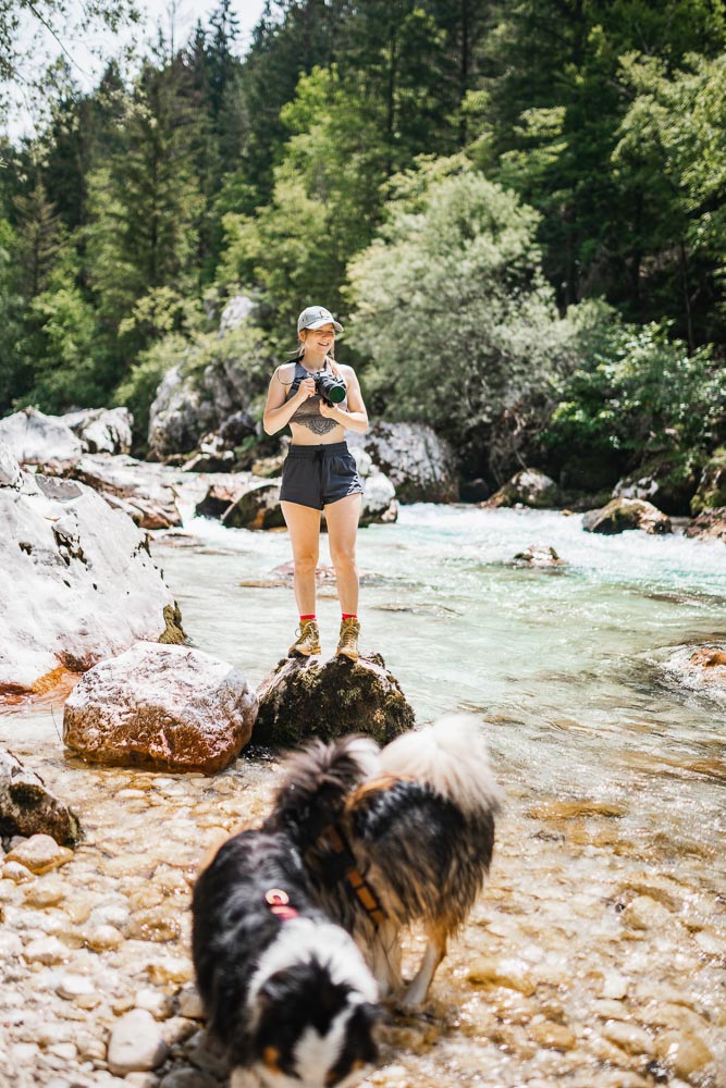 Soča-Trail mit Hund