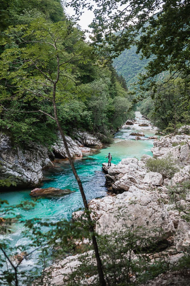 Die Soča in Slowenien