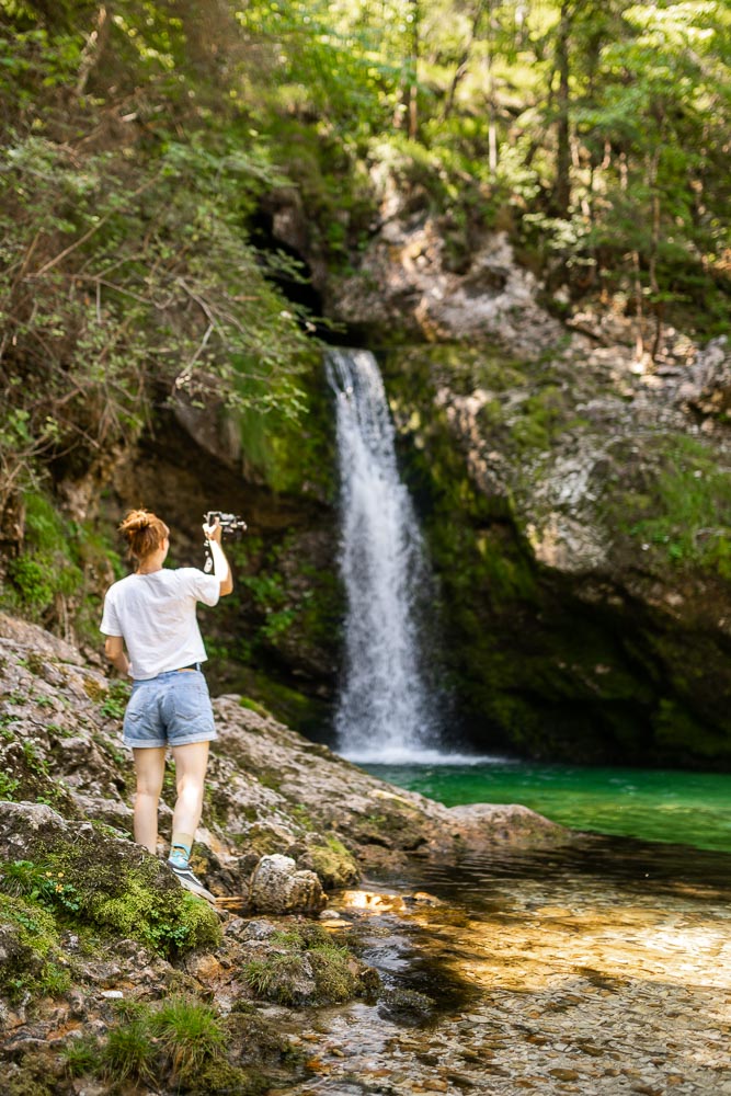 Geheimtipp in Slowenien Wasserfall