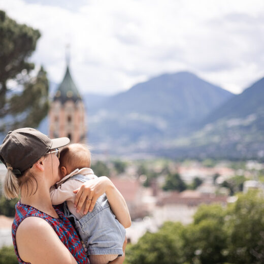 Meran mit Kind und Hund